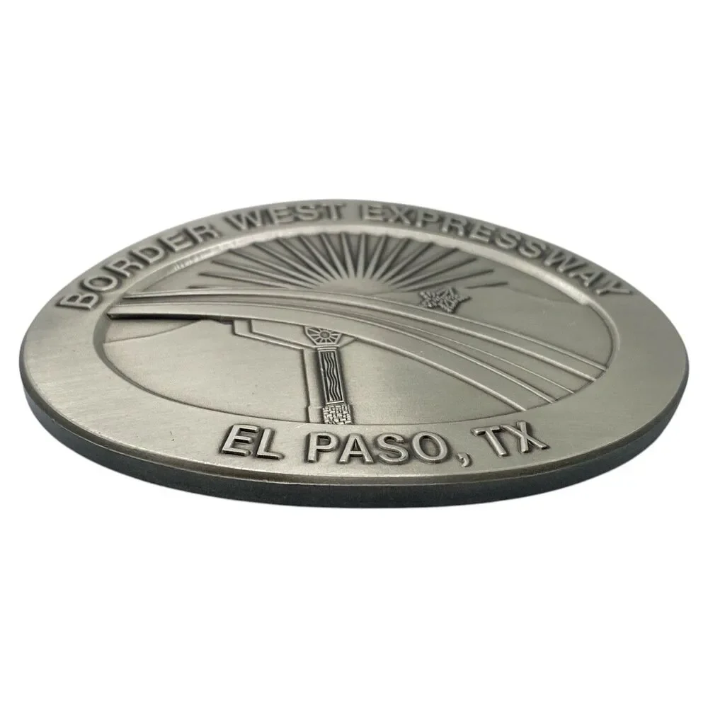 El Paso Border West Expressway Commemorative Belt Buckle